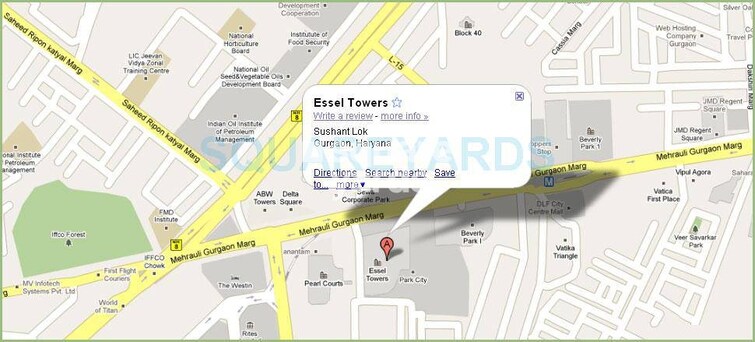 Suncity Essel Tower Location Image