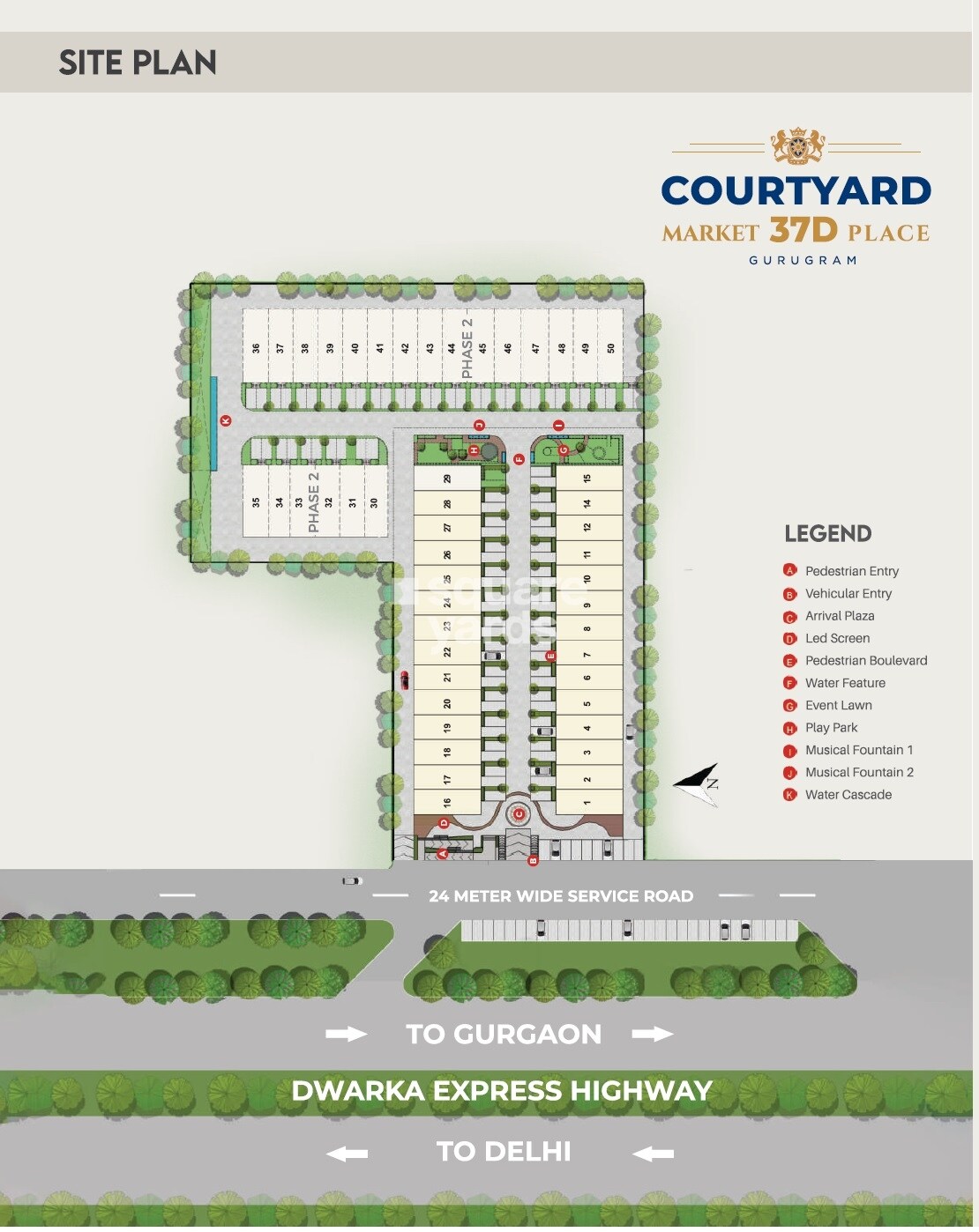 Eternal-Courtyard_a collage of images of a train on a highway