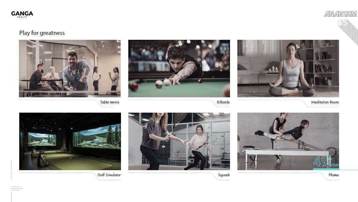 Ganga Anantam Sports facilities Image 3