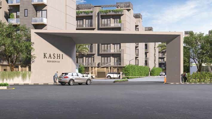 Ganga Kashi Residences Entrance View