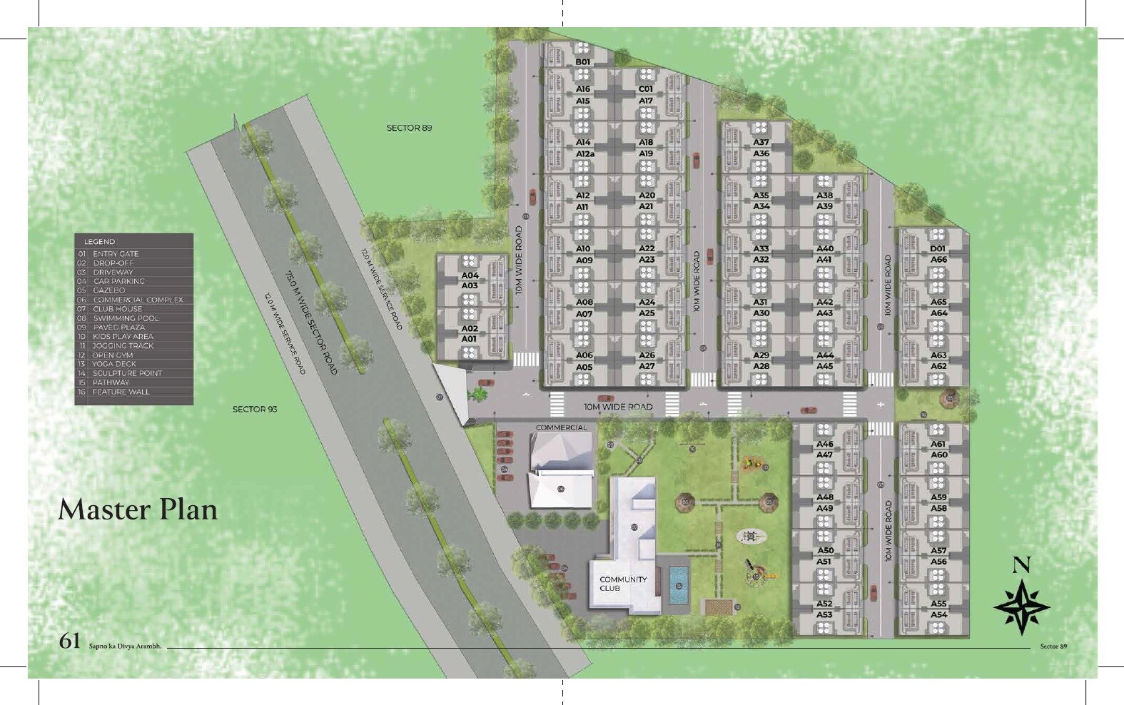Ganga Kashi Residences Master Plan Image