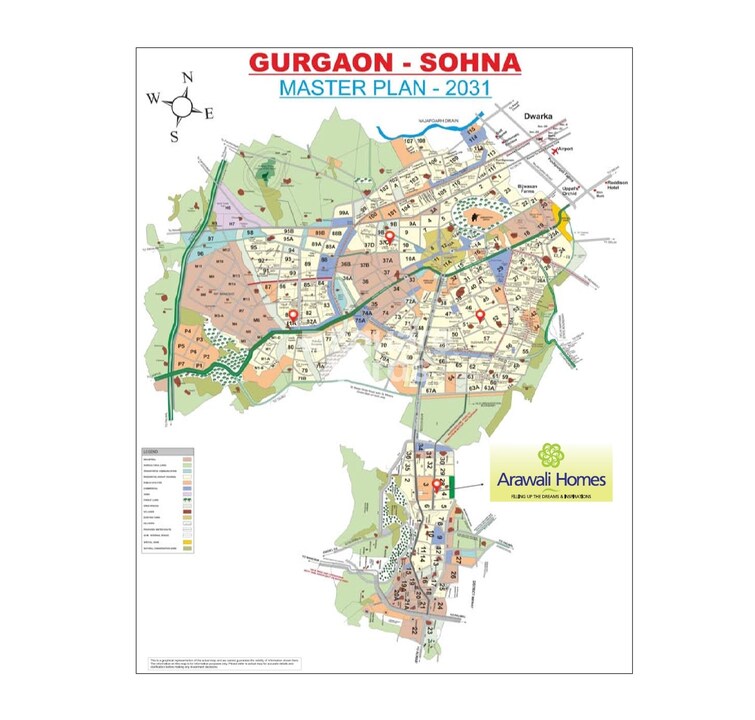 GLS Arawali Homes Location Image