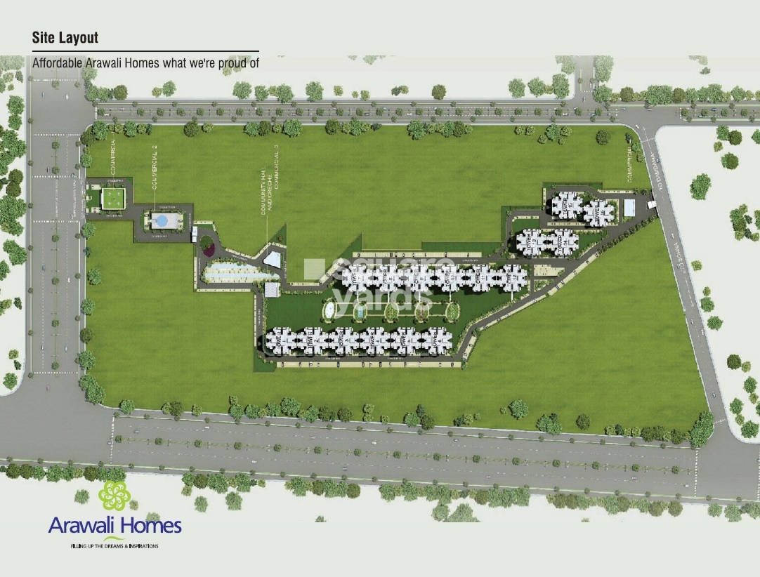 GLS Arawali Homes Master Plan Image