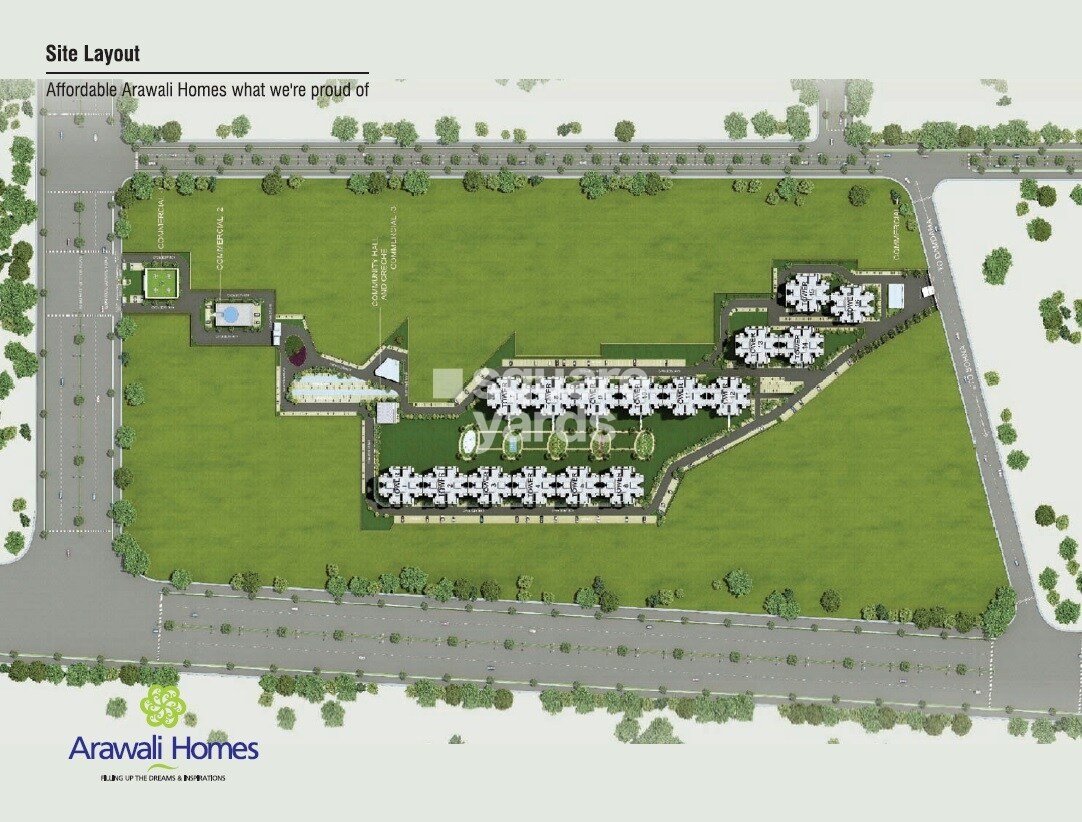 GLS Arawali Homes Master Plan Image
