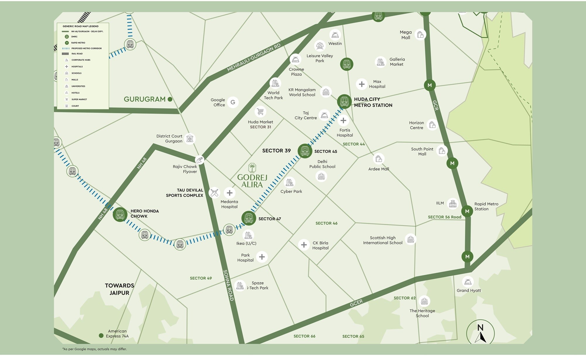 Godrej Alira Location Image