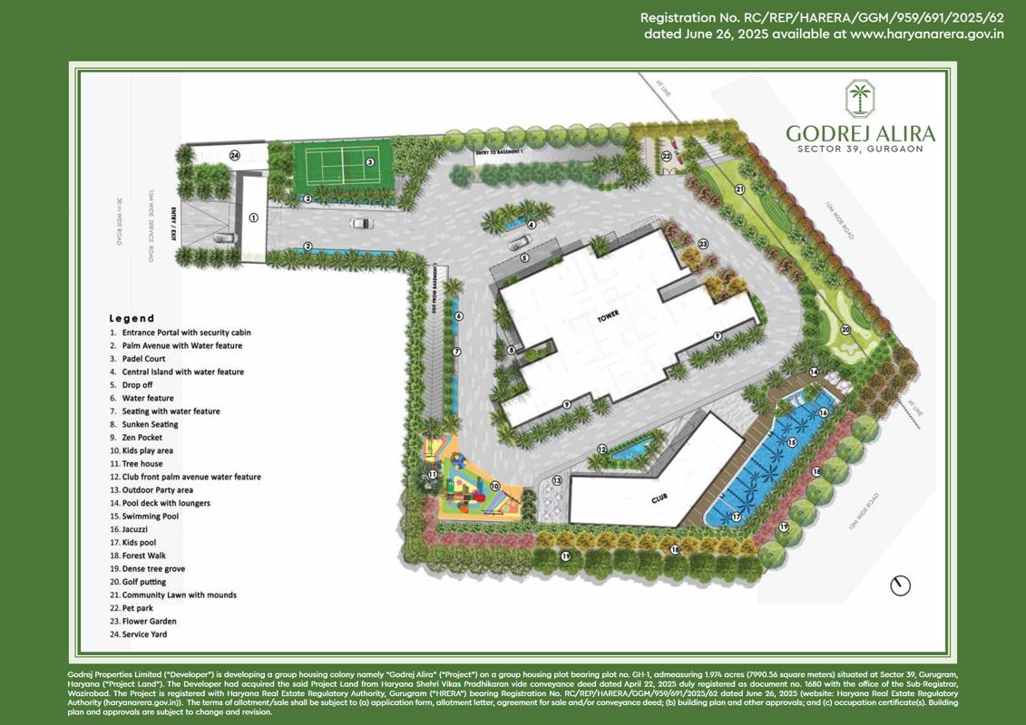 Godrej Alira Master Plan Image
