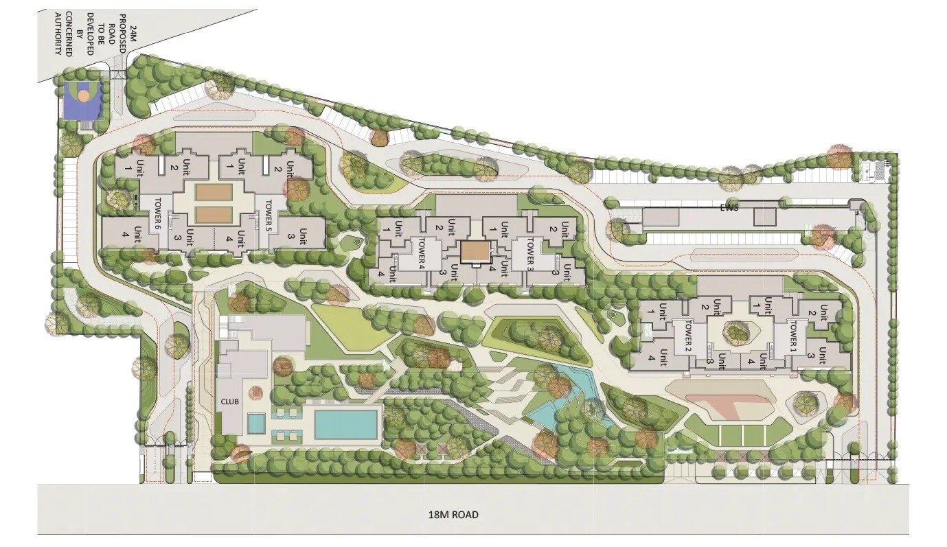 Godrej Aristocrat Master Plan Image