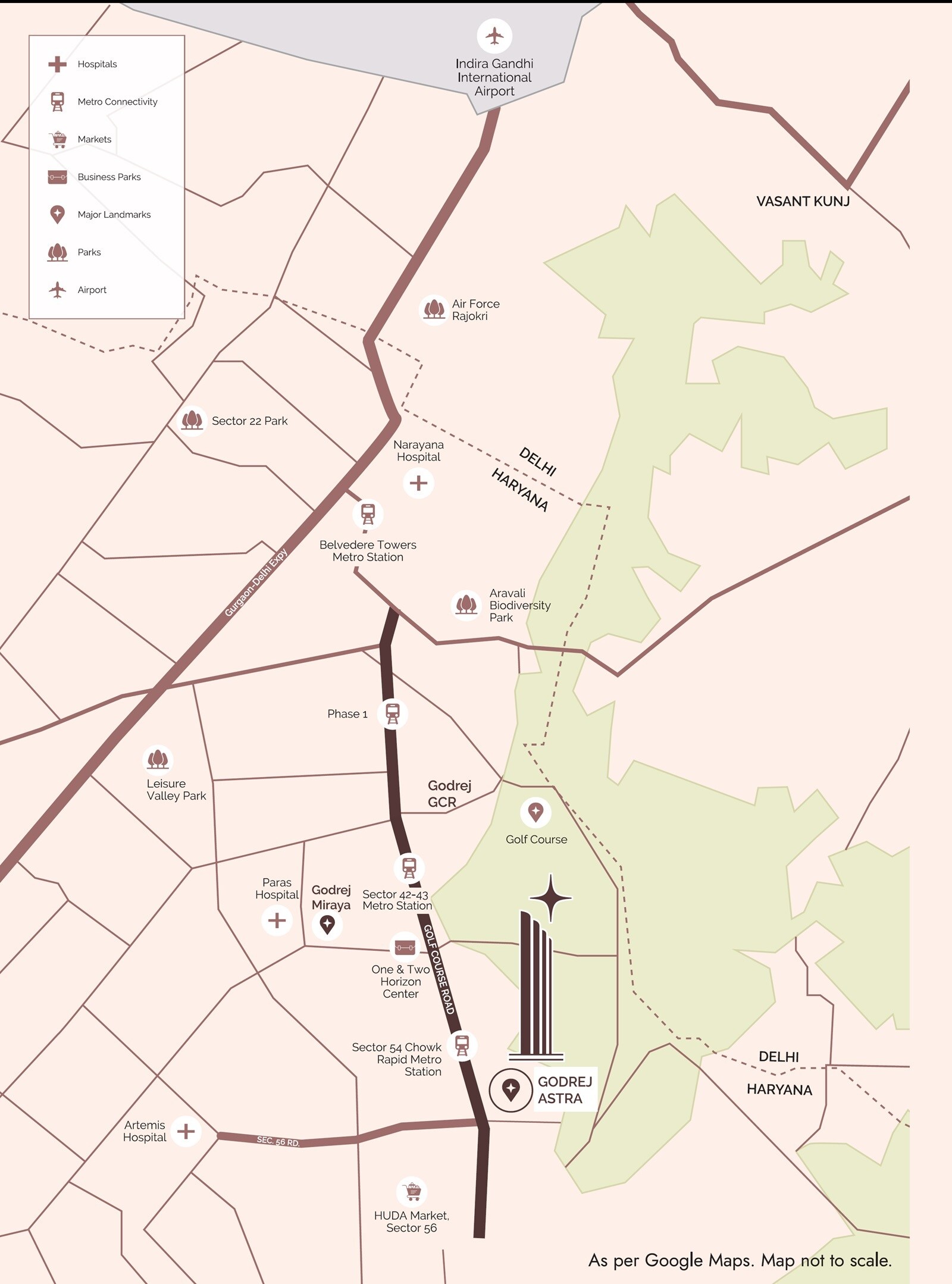 Godrej Astra Location Image