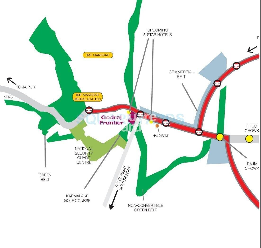 Godrej Frontier Location Image