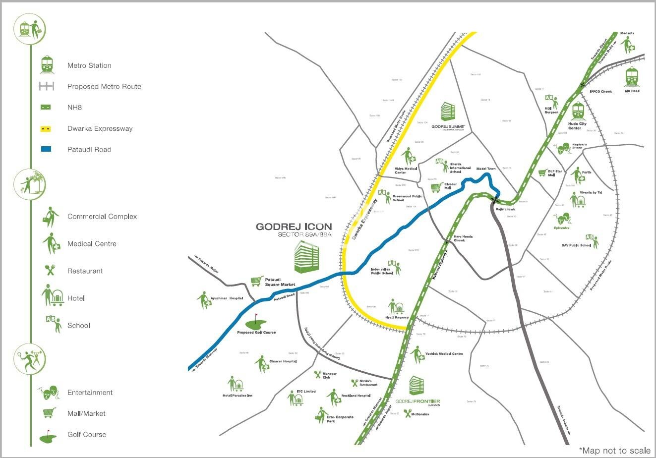 Godrej Icon Location Image