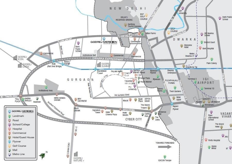 Godrej Meridien Location Image