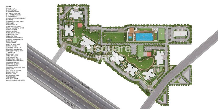 Godrej Meridien Master Plan Image