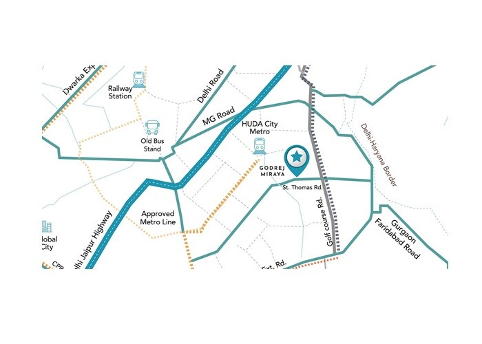 Godrej Miraya Location Image