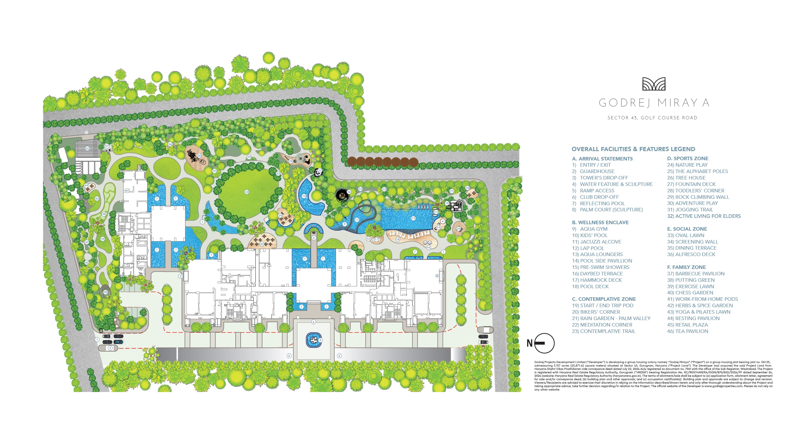 Godrej Miraya Master Plan Image