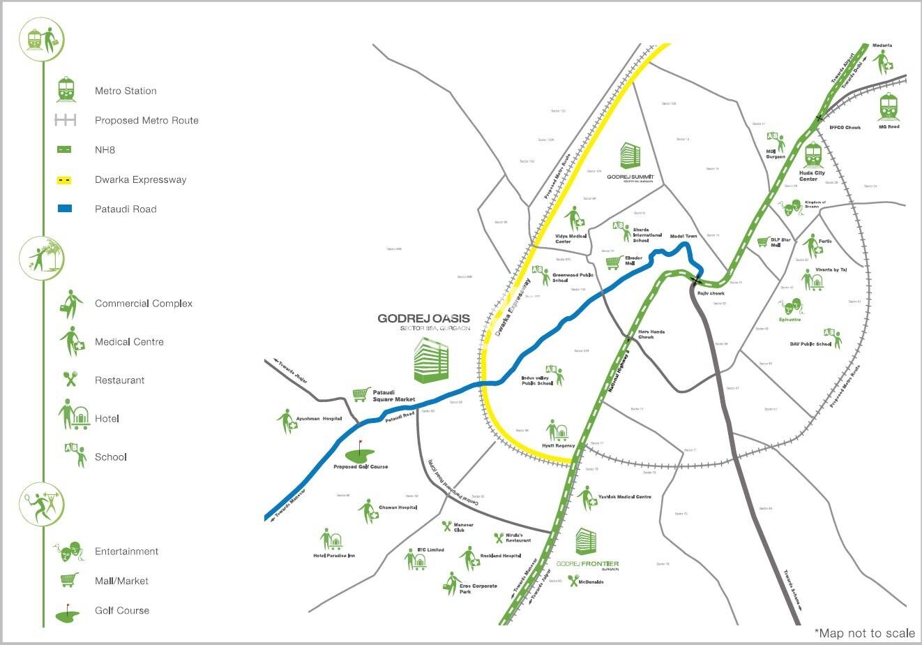 Godrej Oasis Location Image