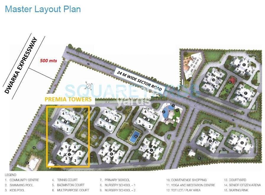 Godrej Premia Tower Master Plan 1