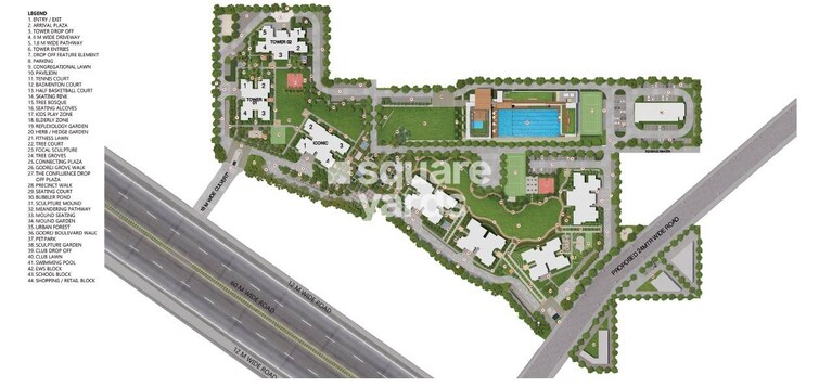 Godrej Prive Master Plan Image