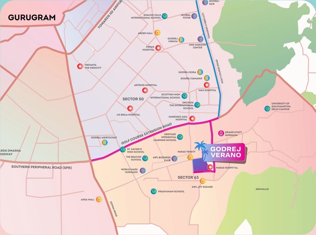 Godrej Verano Location Image