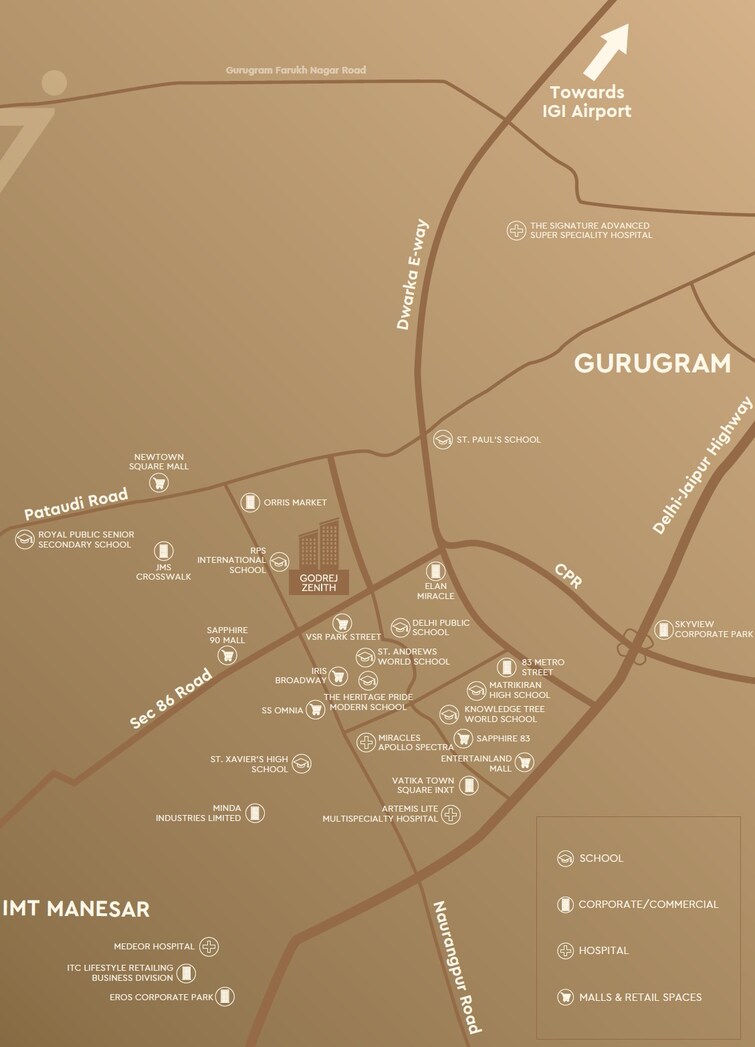 Godrej Zenith Location Image
