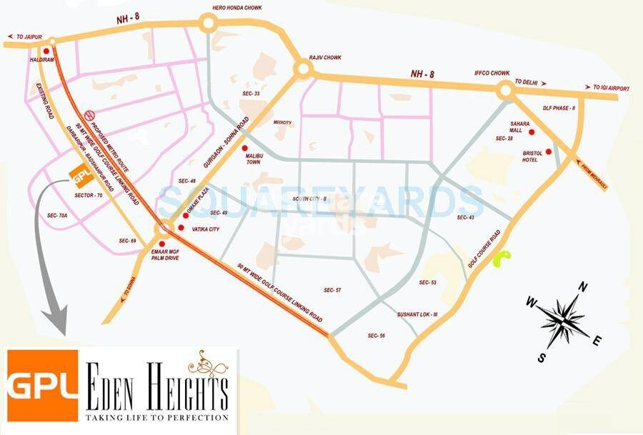 GPL Eden Heights Location Image