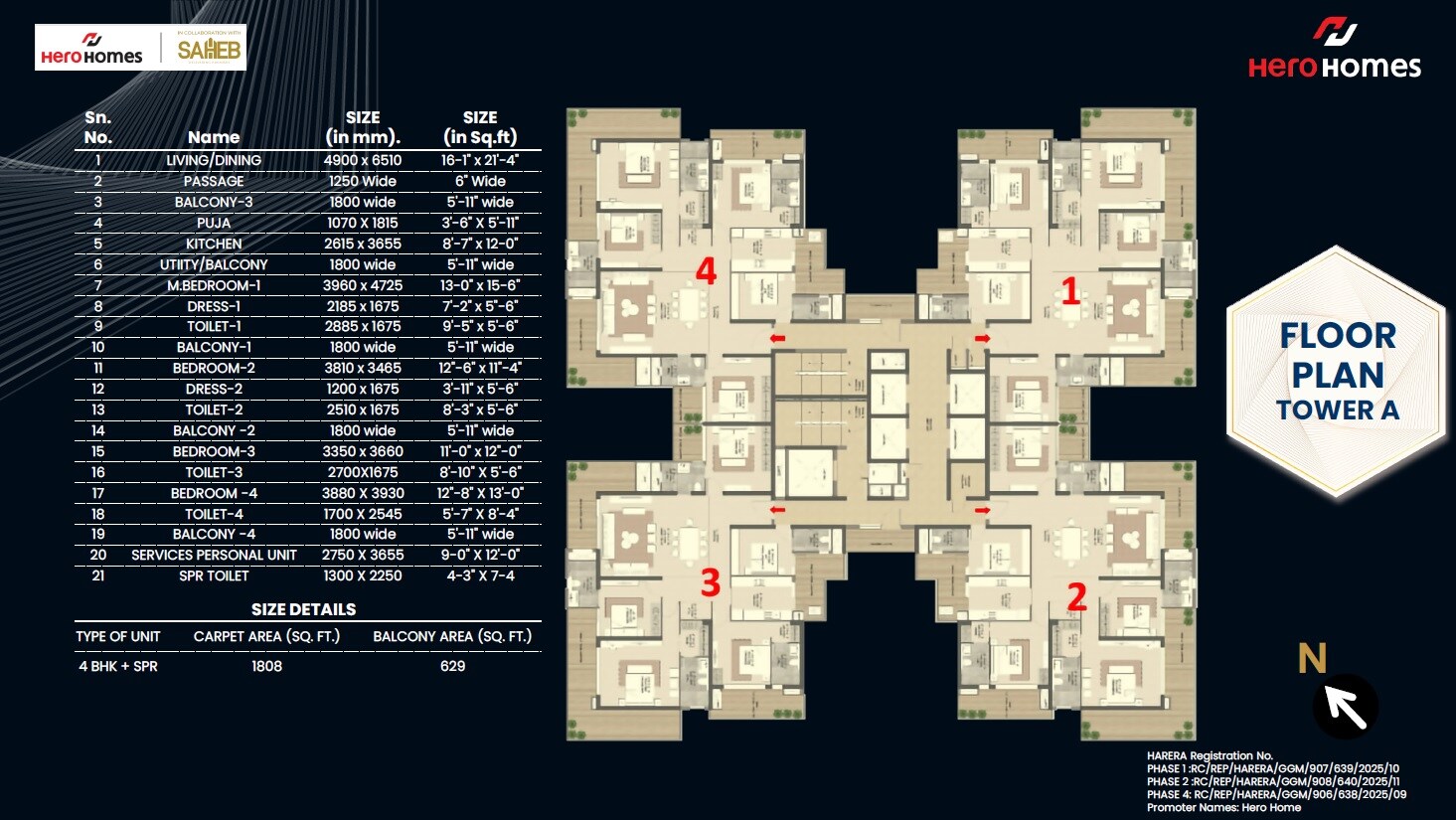 Hero Homes Palatial Floor Plans 1