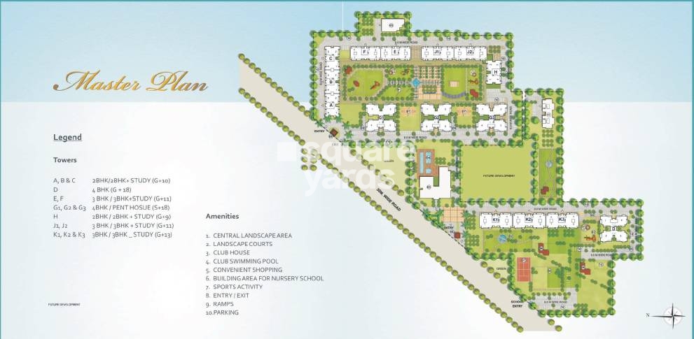 Indiabulls Centrum Park Master Plan Image