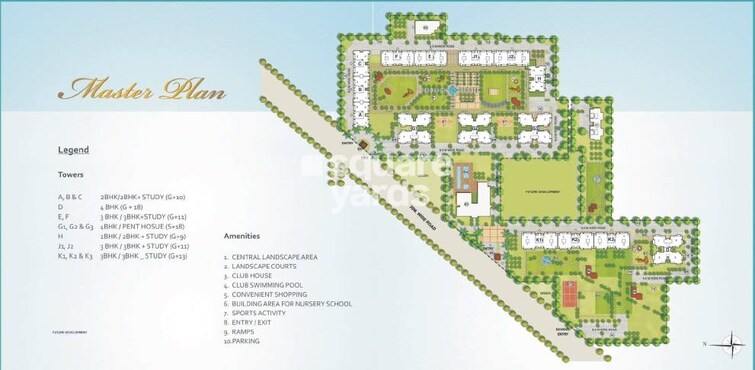 Indiabulls Centrum Park Master Plan Image