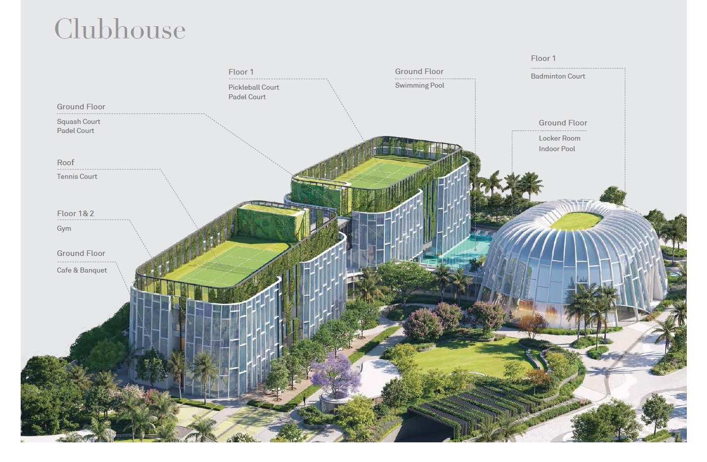 Indiabulls Estate And Club Clubhouse External Image