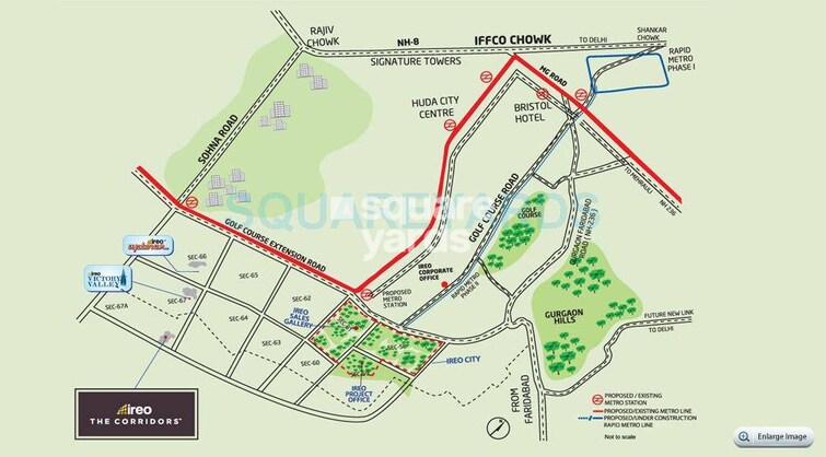 Ireo The Corridors Location Image