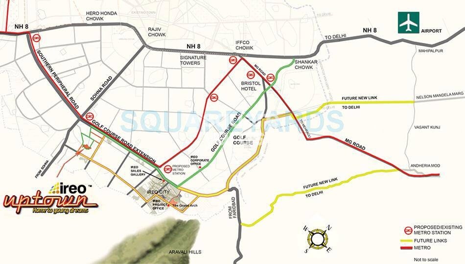 Ireo Uptown Location Image