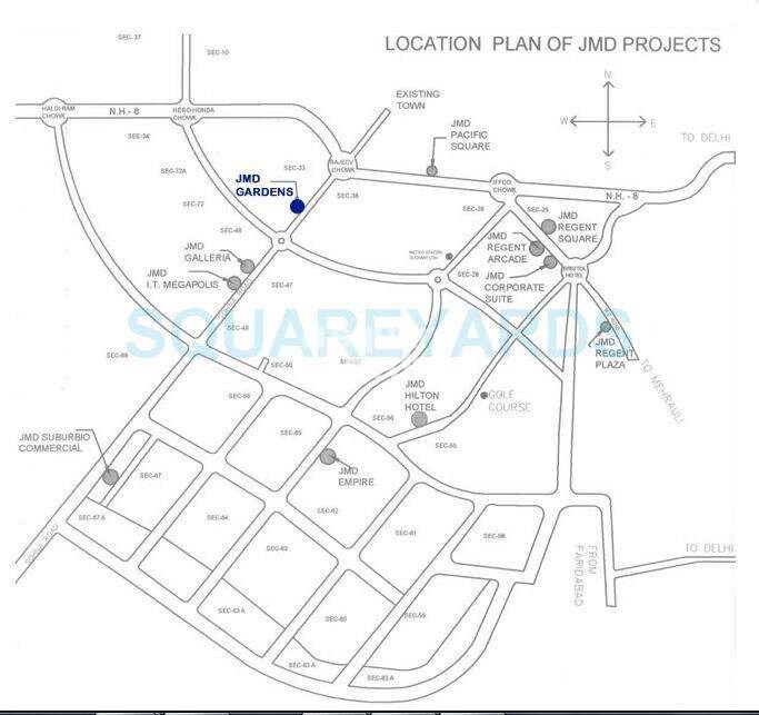 JMD Gardens Location Image