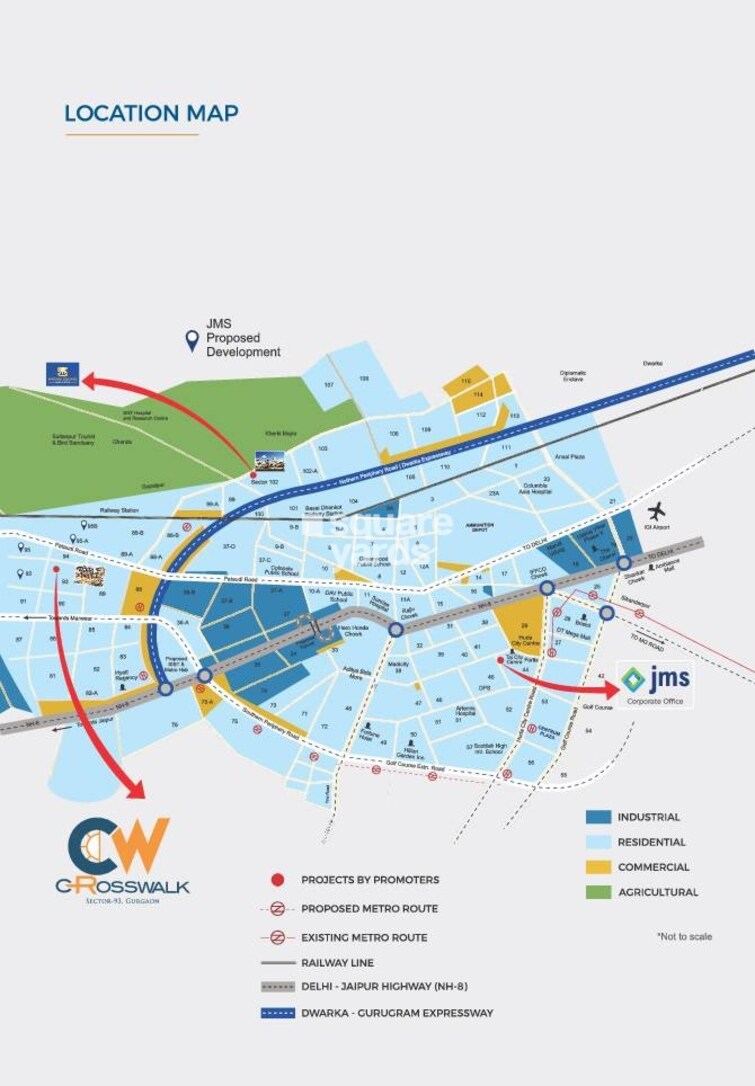 JMS Cross Walk Location Image