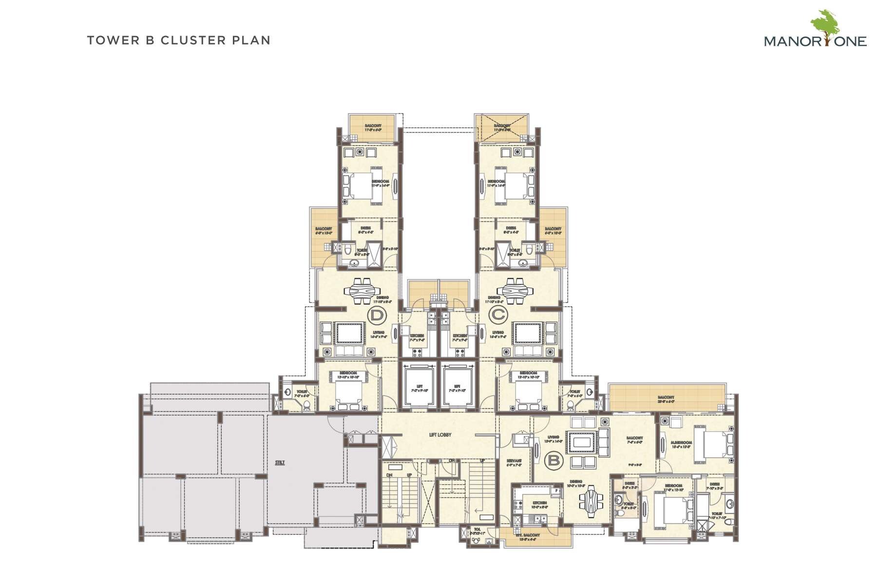 Kashish Manor One Floor Plans 2
