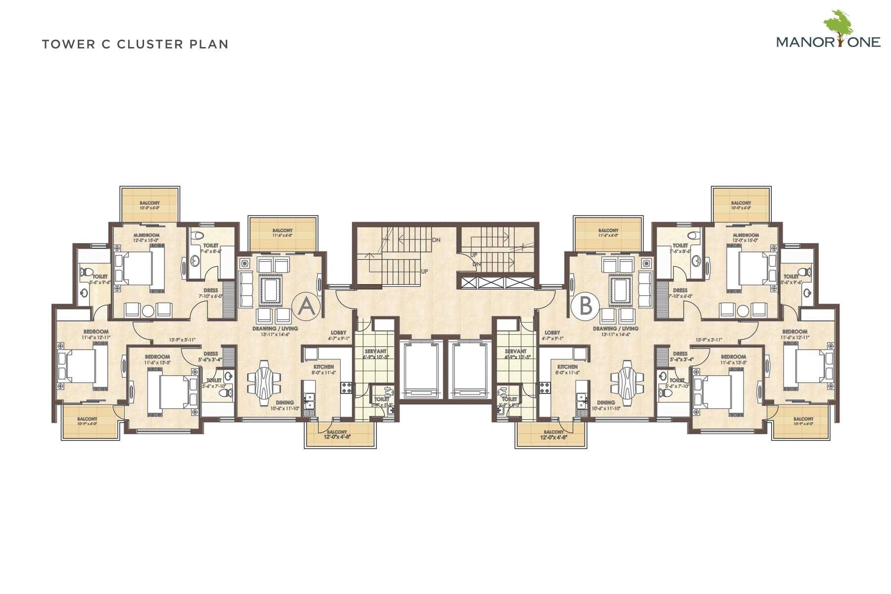 Kashish Manor One Floor Plans 3