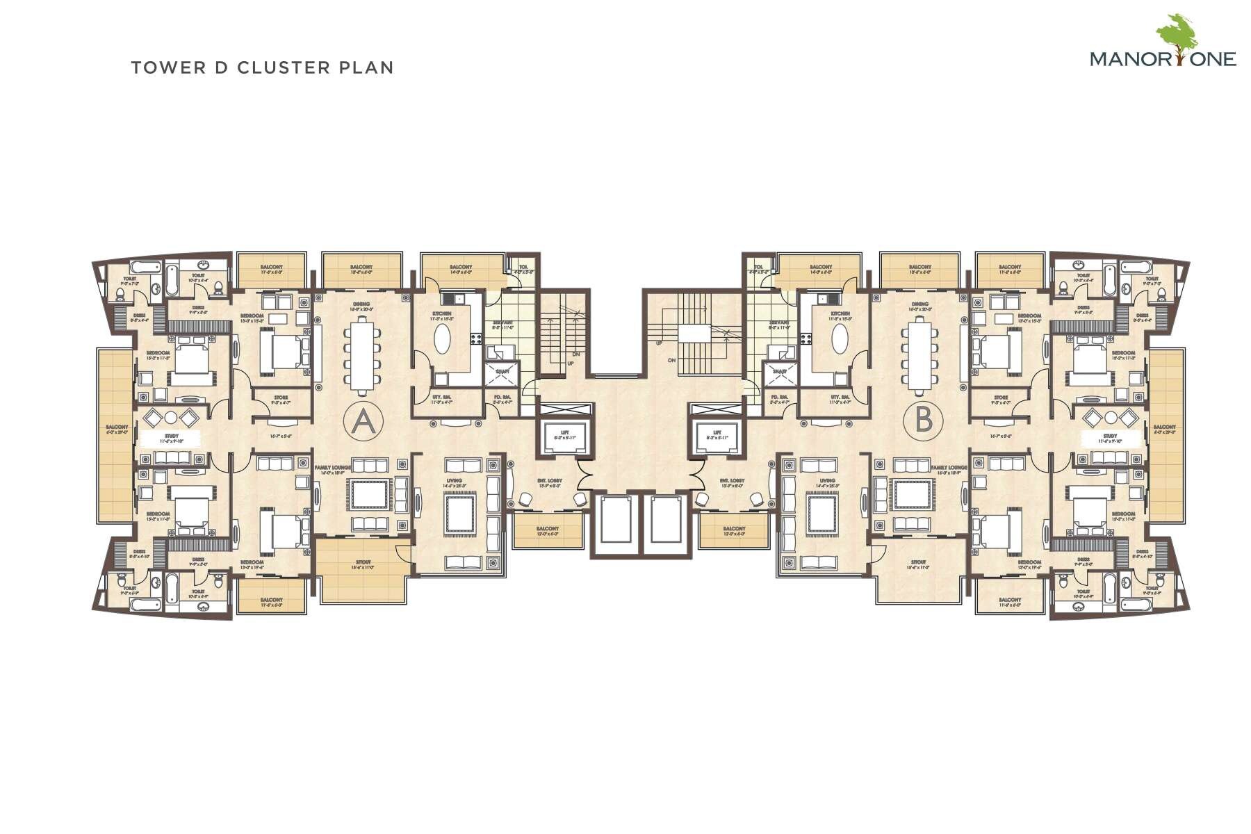 Kashish Manor One Floor Plans 4