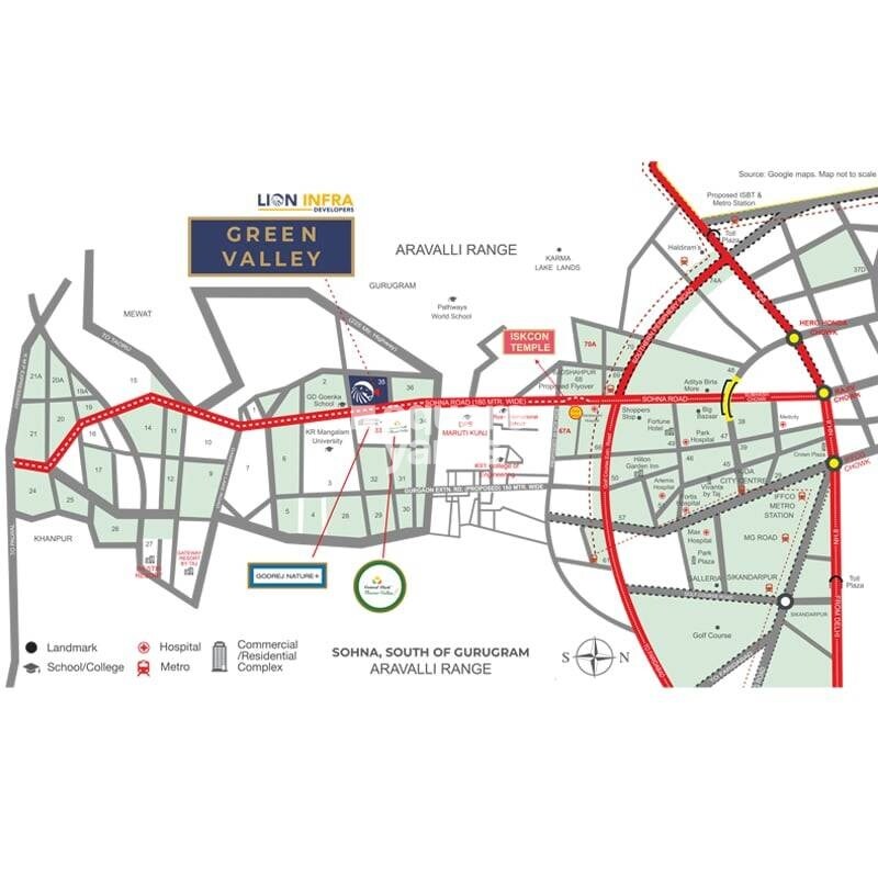 Lion Green Valley Location Image