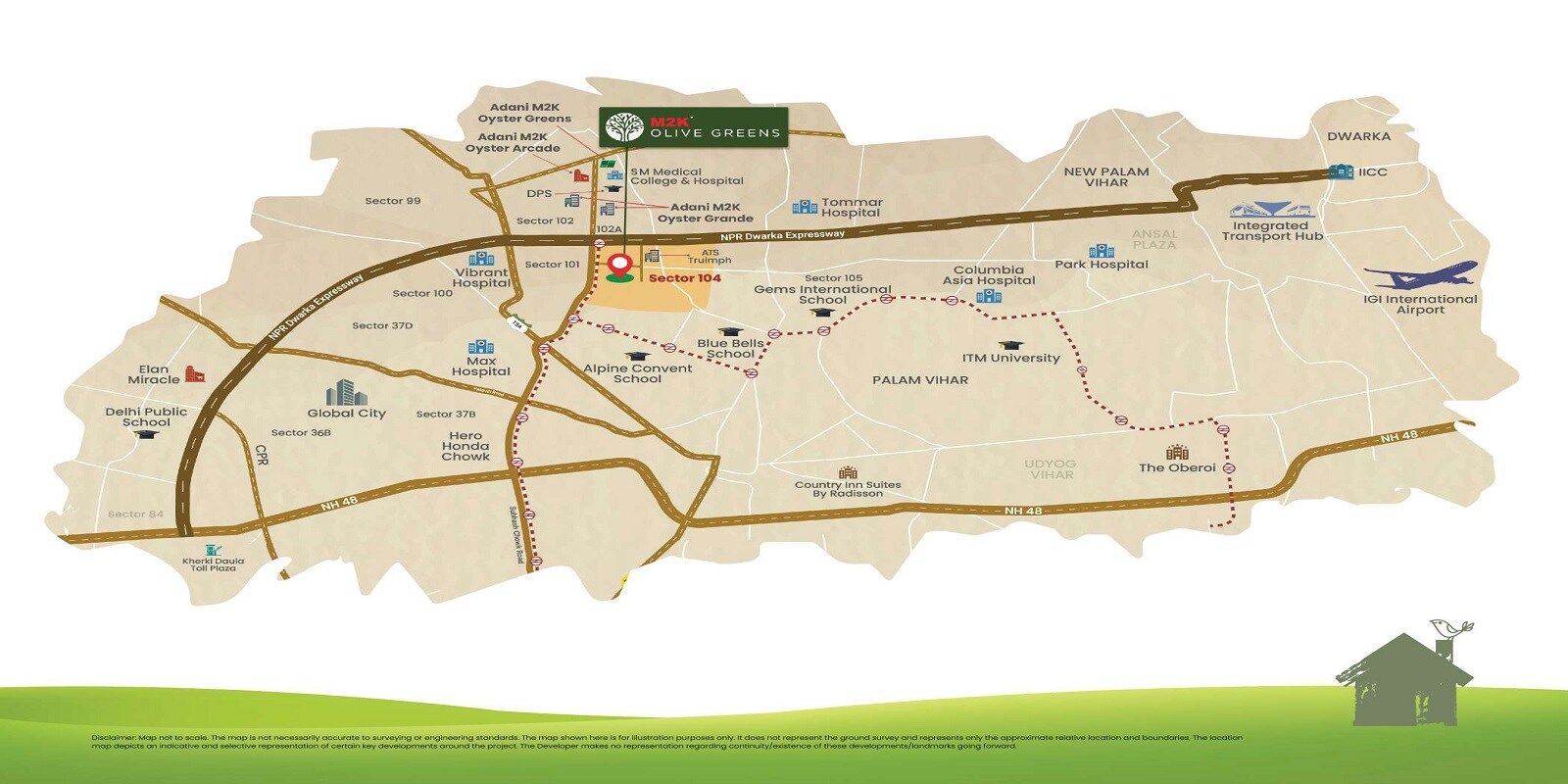 M2K Olive Greens Location Image