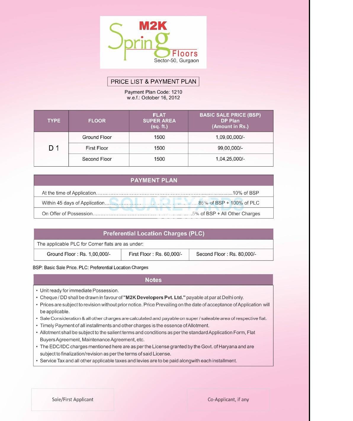 M2K Spring Floors Payment Plan Image