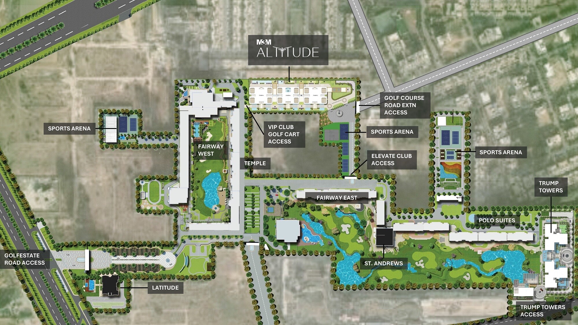 M3M Altitude Master Plan Image