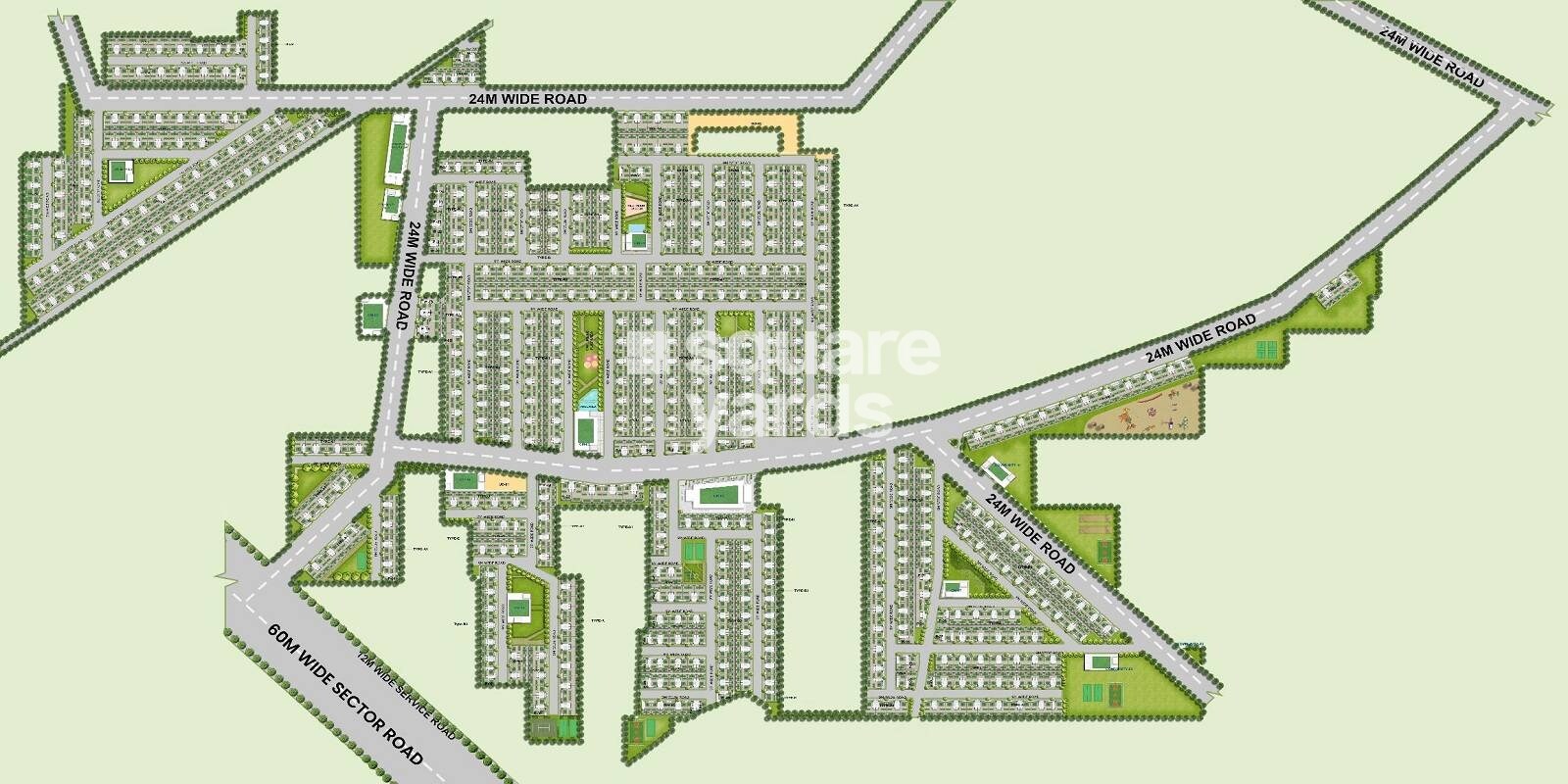 M3M Antalya Hills Master Plan Image