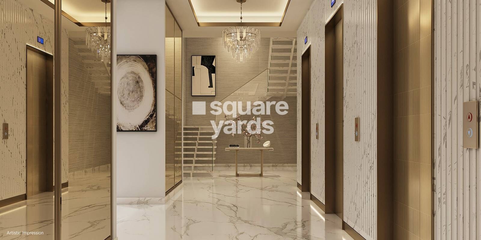 M3M Capital Lift Lobby Image 2