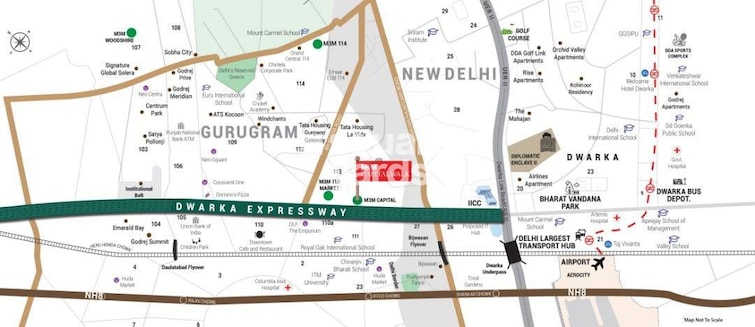 M3M Capital Location Image