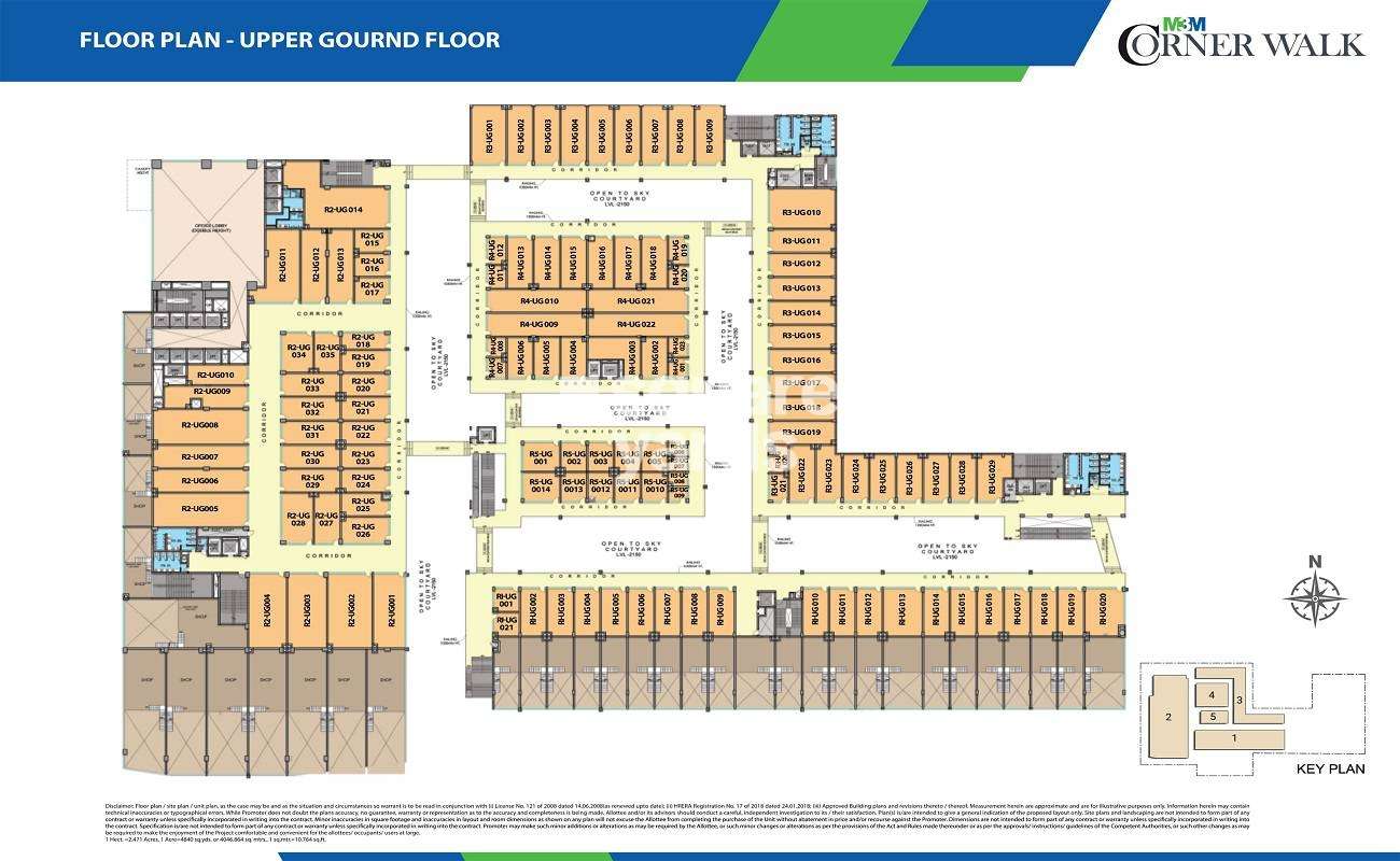 m3m corner walk project floor plans1