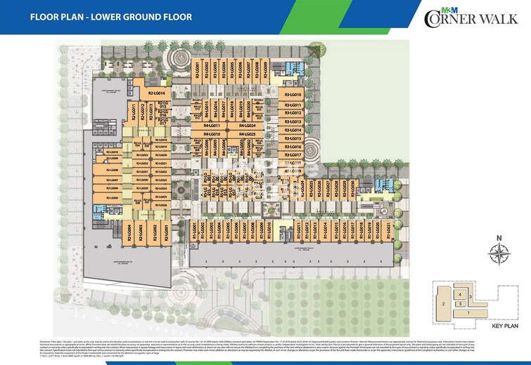 M3M Corner Walk Floor Plans 3