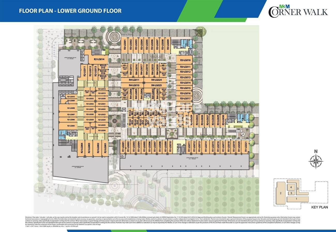 M3M Corner Walk Floor Plans 3