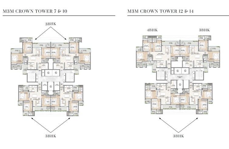 M3M Crown Floor Plans 2