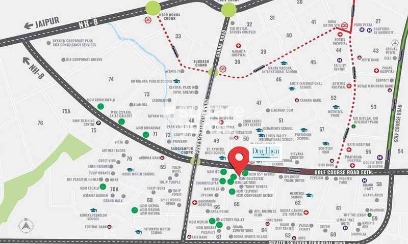 M3M Duo High Location Image