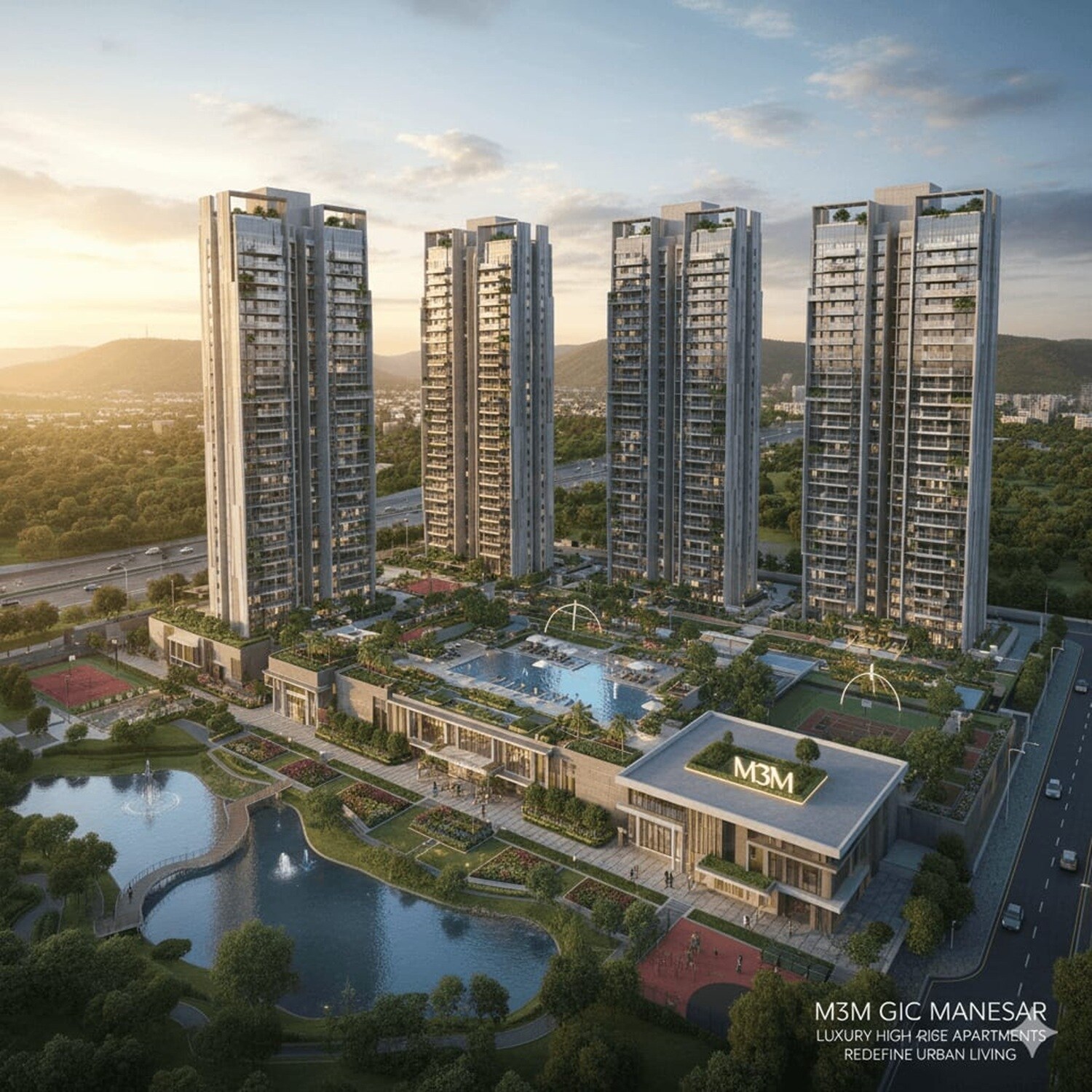 M3M GIC Apartment Exteriors 3