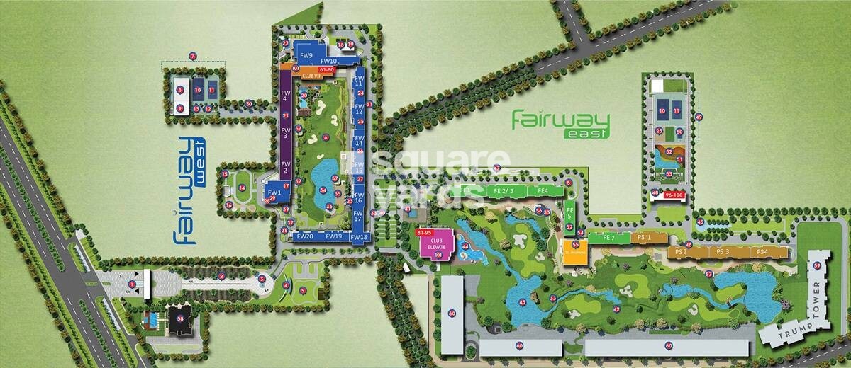 M3M Golf Estate Fairway West Master Plan Image