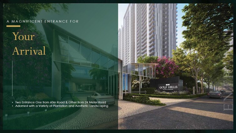 M3M Golf Hills Entrance View